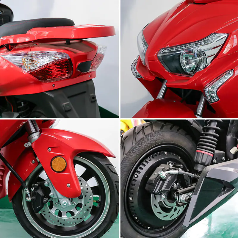 High Speed Electric Motorcycle 72v Voltage Scooters