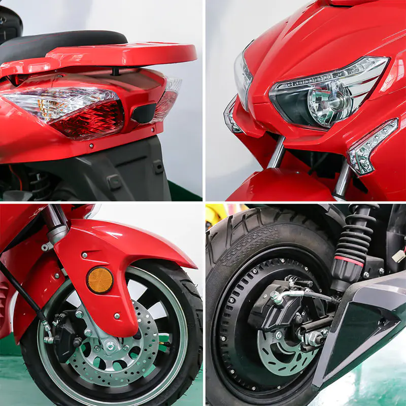 High Speed Electric Motorcycle 72v Voltage Scooters
